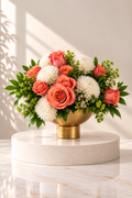 Coral Blush Floral Arrangement