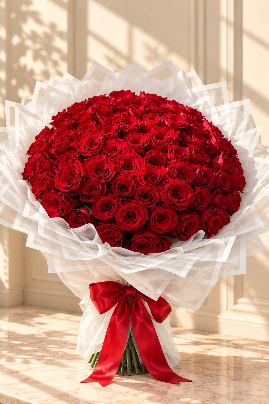 75 Red Roses Bouquet