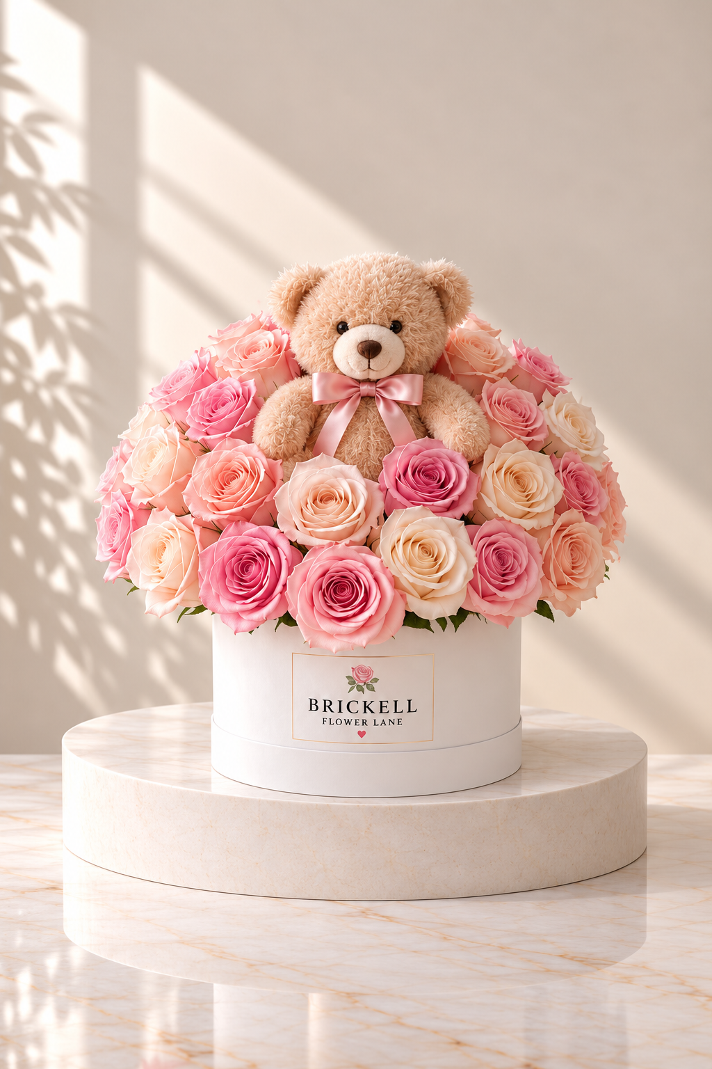 Blush Teddy Box