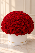 75 red roses box